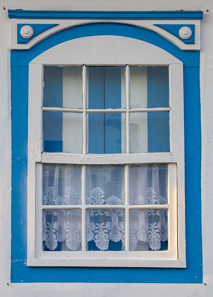 janela azul